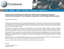 Tablet Screenshot of coalesce.com